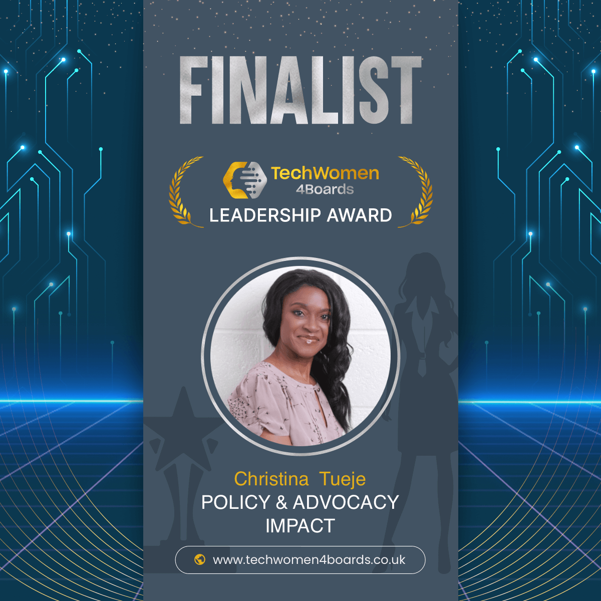 TW4B Award Finalist Christina Tueje